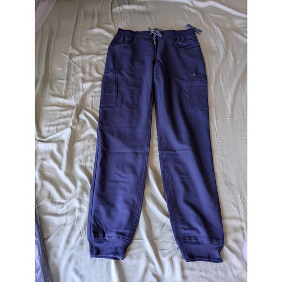 Jaanuu Men's Jaanuu Men's Mesh-Pocket Scrub Jogger - Navy - Size XS - Picture 1 of 7